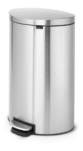 Bote Pedal Antihuella Aceromat 40 L Brabantia Color Plateado