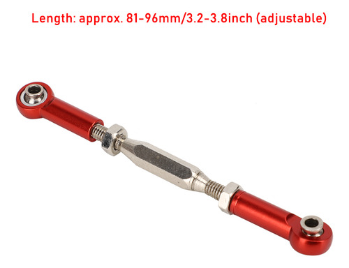 Accesorios De Coche Rc, Rojo Y Rojo, 6 Unidades, 81 Mm, Ajus