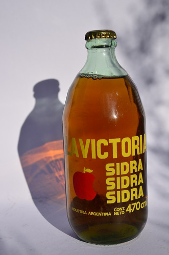 Antigua Botella Sidra La Victoria - Argentina Vintage Vieja