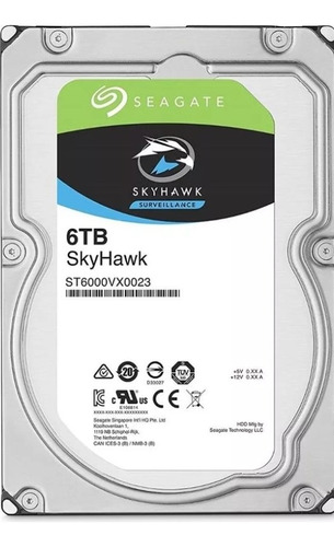 Disco Duro Interno Seagate Skyhawk Surveillance 6tb