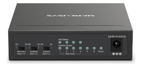 Switch Tp-link Ms106lp 6 Port A 10/100 Mbps C/4 Port Poe+