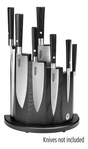 Boker - Bloque De Madera Magnético Para Cuchillos, Negro