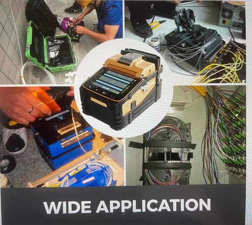 Fusionadora Fibra Óptica Kit Al-9 Con Cortadora