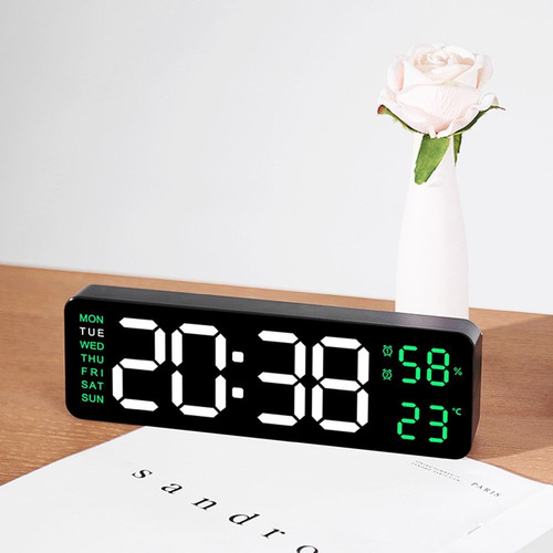 Reloj De Pared Electrónico Reloj De Mesa Con Pantalla De Par
