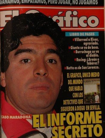 El Grafico 3846 Maradona Investigado Por El Sevilla