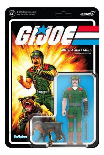 Figura G.i. Joe Reaction Figures Super 7 Mutt And Junkyard