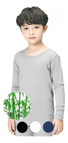 Camiseta Niños Bambu Térmica Primera Capa - Tallas Y Colores