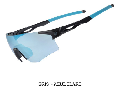 Gafas De Ciclismo Gw Flint Full Color Gris/azul Claro