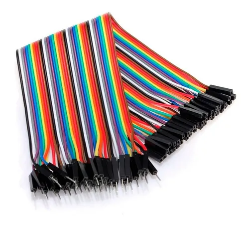Cables Para Protoboard Macho Hembra 20 Cm 40 Dupont