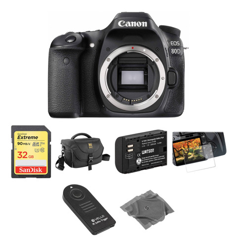 Canon Eos 80d Dslr Camara Basic Kit