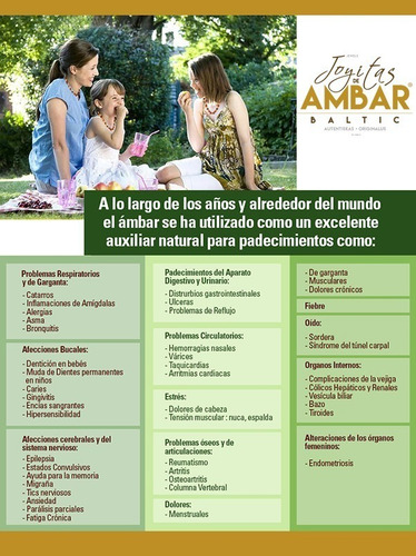 Collar Ámbar Báltico Armonía Dentición Para Bebé 32cm