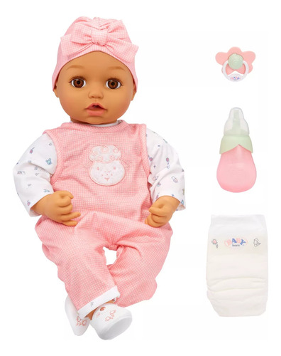 Baby Born My Real Baby Doll Ava Ojos Cafes Claros / H