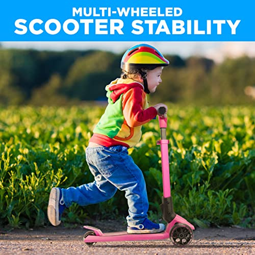 Patinete De 3 Ruedas Para Niños, Soporte Plegable Para Niños