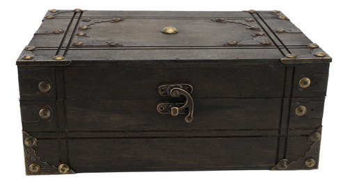 Recipiente De Almacenamiento Vintage De Madera, Delicado Y E