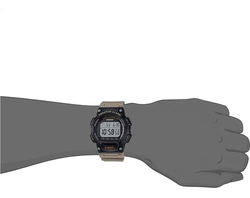Imagen 3 de 8 de Reloj Casio Hombre W-736h Alarma Vibradora Luz Cronómetro