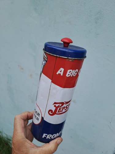 Lata Litografiada Pepsi 22 Cm (Usado)