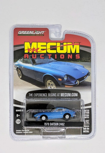 Greenlight Mecum 1970 Datsun 240z 1:64 Color Azul