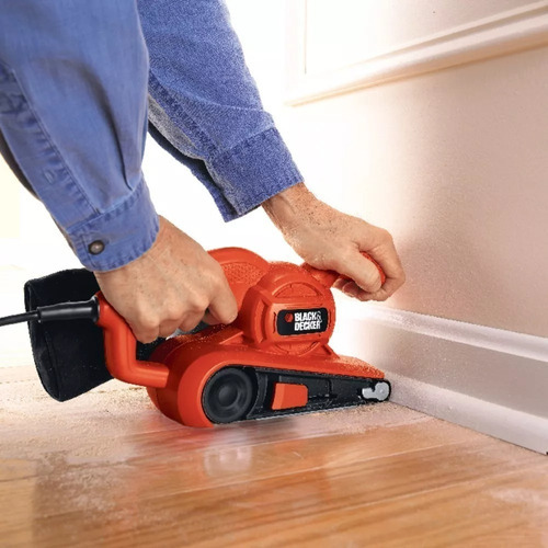 Imagen 3 de 5 de Lijadora de banda Black+Decker BR318 naranja 50Hz 680W 220V