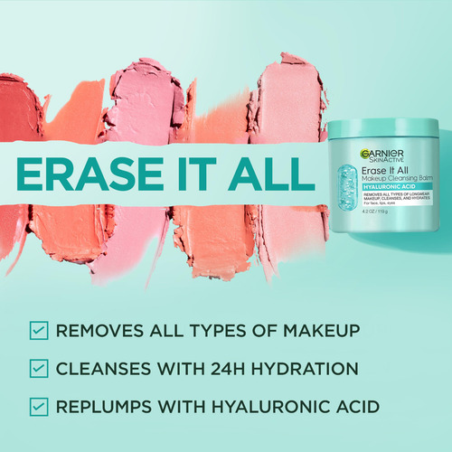 Bálsamo De Limpeza De Maquiagem Garnier Erase It All Com Áci