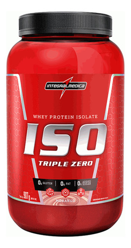 Iso Triple Zero (907g) - Sabor: Morango Morango