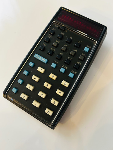 Calculadora Científica Hp-35 Com Fonte Original Raríssima!! Preto (Usado)