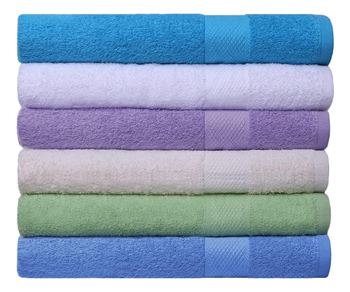 Ashley Mills Toallas De Baño Set De 6-400 Gsm Super Soft Cot