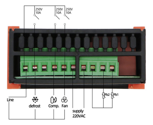 Etc-974 Mini Controlador De Temperatura Digital, Regulador