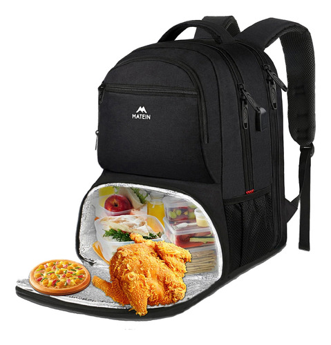 Matein Mochila De Almuerzo Para Hombres, 17 Pulgadas Con Ai.