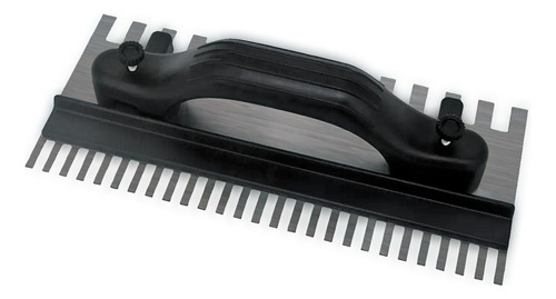 Desempenadeira De Aço Bi Dentada Regulável 27cm P/ Argamassa