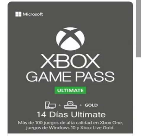 Xbox Game Pass Ultimate 14 Días 