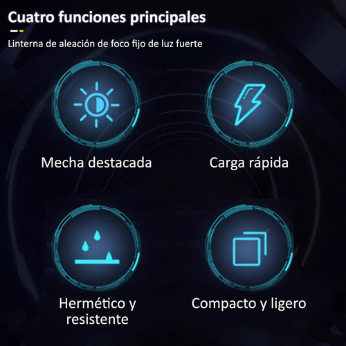 2pzs Monstruo Tres Ojos Mini Linterna Tactica Ultra Potente Lámpara Táctica Led , Led Linterna Ultra Potente, Tiger