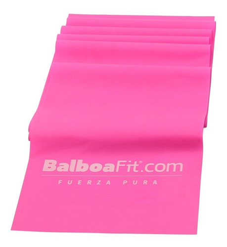 Imagen 2 de 6 de Banda Plana Elastica Latex Yoga Tiraband Balboafit Baja