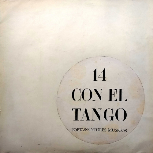 14 Con El Tango 1 - Lp 24 Láminas Sobre Gatefold Restaurado  (Reacondicionado)