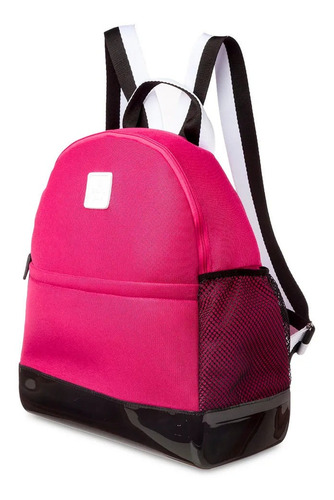Imagem 4 de 4 de Mochilas Tecido Petite Jolie Preta E Vermelho Preto Pj4685