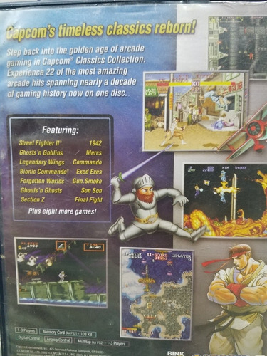 Capcom Classics Collection Para Ps2 (Usado)