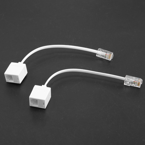Adaptador M/f De 6 Enchufes 8p4c/rj45 Macho Rj11 6p4c A Hemb