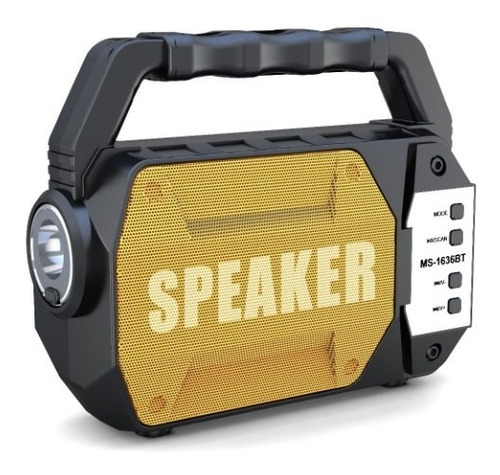 Imagen 1 de 10 de Speaker Parlante Portatil Inalambrico Bluetooth Y Linterna 