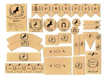 Comprar Kit Imprimible Caballo Rústico Con Textos Editables