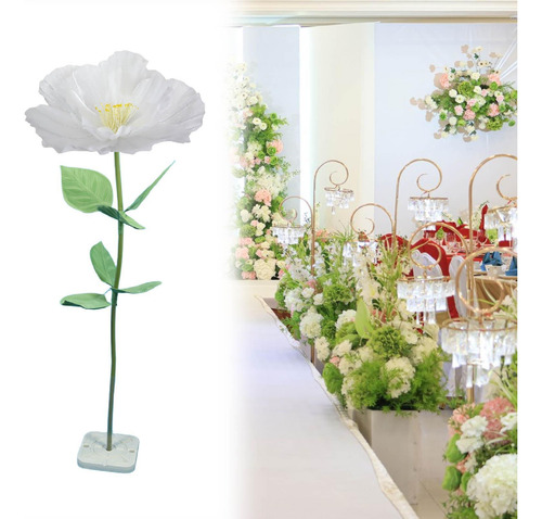 Centro De Mesa Con Arreglo Floral De Flores Artificiales