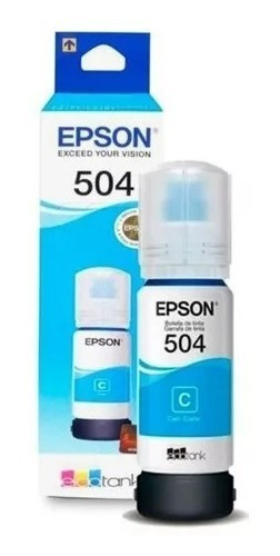 Tinta Epson T504220 Cyan Ecotank Tinta Continua