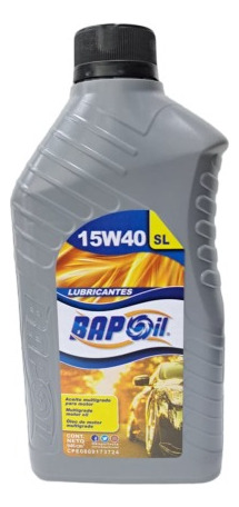 Aceite 15w40 Mineral -  Bapoil