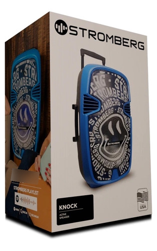 Parlante Stromberg Knock Carrito Con Batería Bt/aux 100w