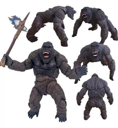 Godzilla Kong Figuras Articuladas King Monster Kaiju Mecha - $ 24.500