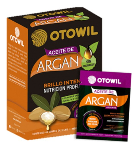 Aceite De Argan + Omega 3 - 9 Y Vitamina E X48 Sobres X10ml