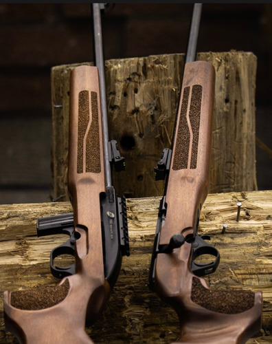 Coronha Madeira Cbc 7122 (.22 Magnum) Tiro De Precisão Marrom-escuro