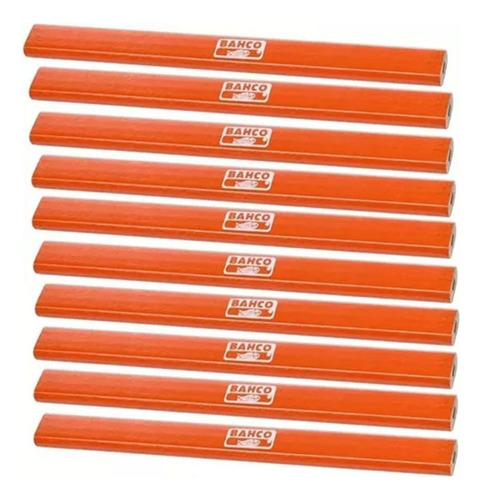 Lápiz Para Carpintero Bahco X 10 Unidades Hb Pencil-200 