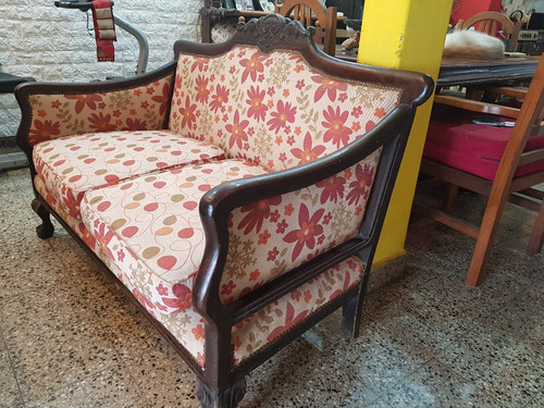 Juego De Living Sillones Chippendale Antiguo Madera Excelent