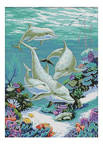 Kits De De Delfines Dimensiones 11ct Diy