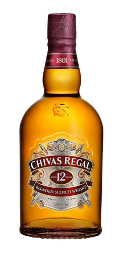 Whisky Escocês 12 Anos 1 Litro Chivas Regal