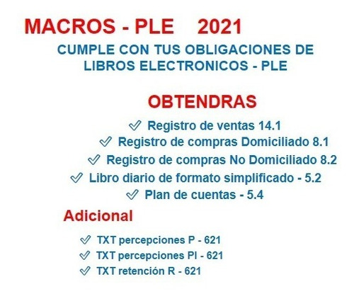 Macro De Libros Electrónicos Ventas Compras Diario 2021